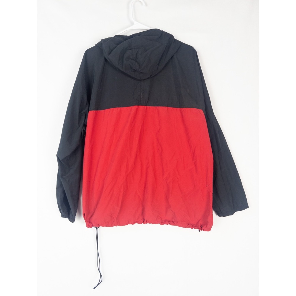 VTG LL Bean Jacket Mens L Color Block Full Zip Hooded Drawstring Logo Outdoor - Picture 5 of 8